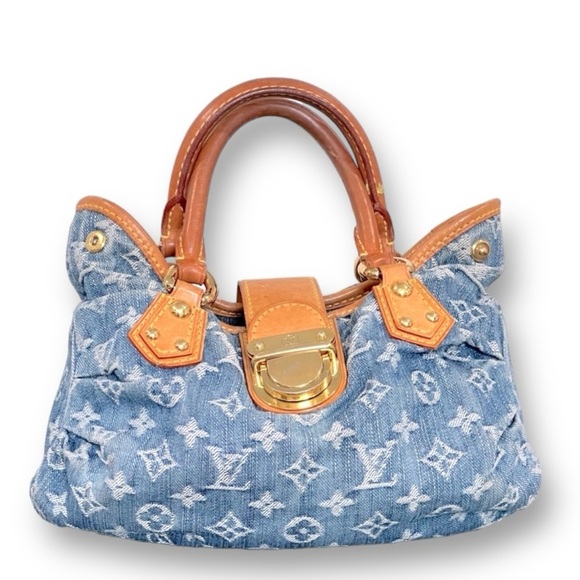 Louis Vuitton Blue Monogram Denim - Picture 1 of 16